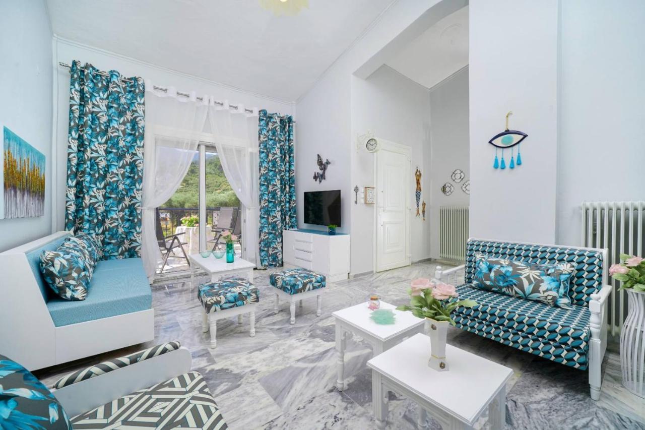 萨索斯Yiayia And Papou Luxury House公寓 外观 照片