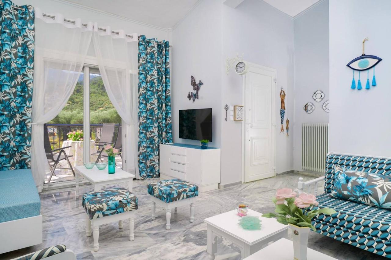 萨索斯Yiayia And Papou Luxury House公寓 外观 照片